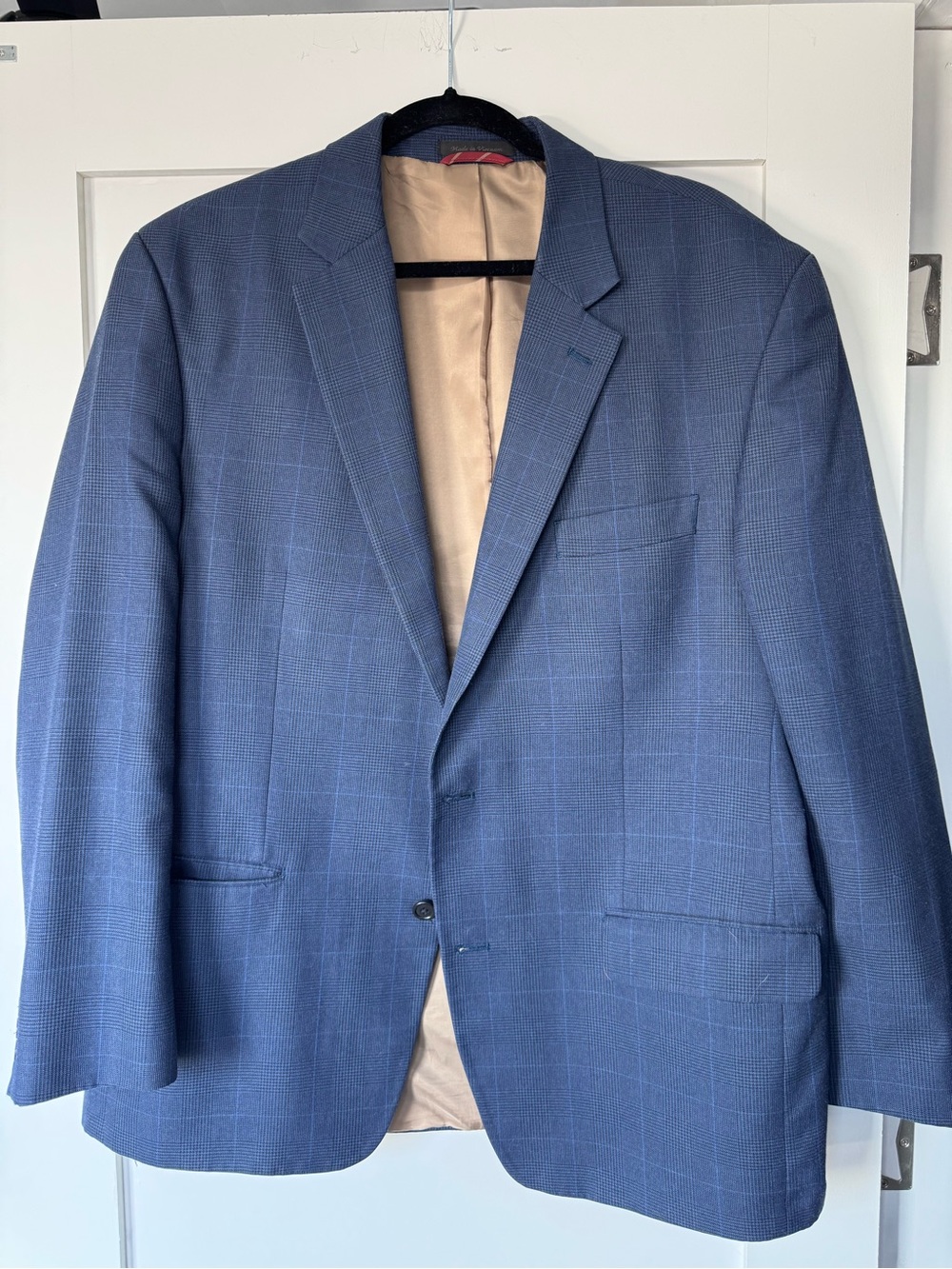 Izod Men's Blue Windowpane Sport Coat